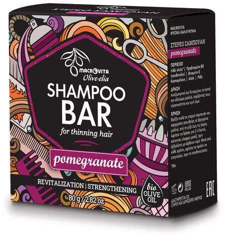 Fantastisch toelage Aanpassen Shampoo Bar Dun Haar met Granaatappel - Macrovita Olive-elia - MetOlijf.nl