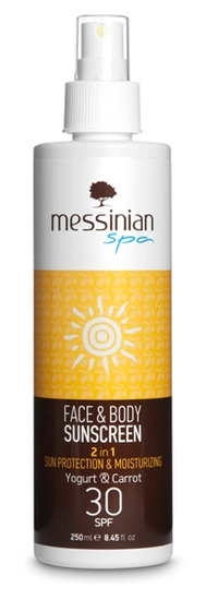 Zonnebrandspray SPF30 Messinian Spa