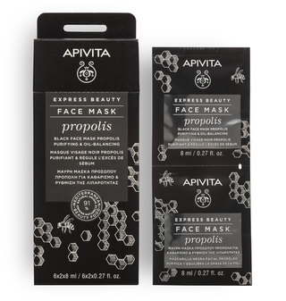 Face Mask voor de Vette Huid (Propolis) (2 zakjes) Apivita