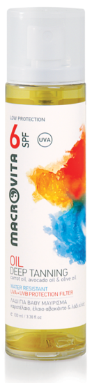 Deep Tan Oil SPF6 Macrovita