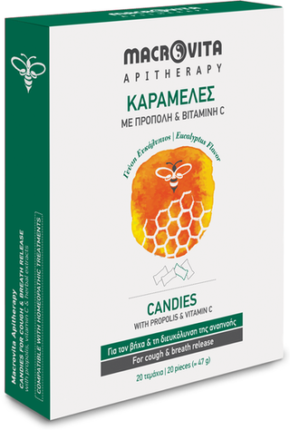 Keelpastilles tegen Hoesten (eucalyptus) Macrovita