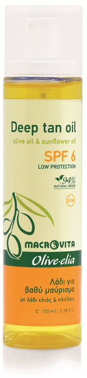 Deep Tan Oil SPF6 Olive-elia
