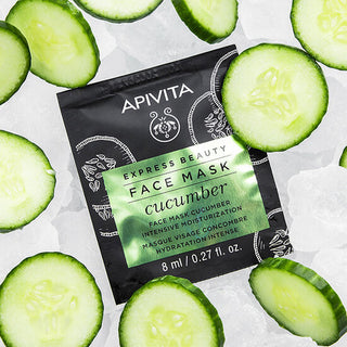 Intensive Moisturizing Face Mask (Komkommer) (2 zakjes) Apivita