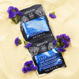 Anti-Pollution Face Mask (Zee-Lavendel) (2 zakjes) Apivita