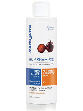 Shampoo voor de Gevoelige en Droge Hoofdhuid Macrovita