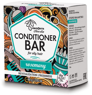 Conditioner Bar voor Vet Haar (Rozemarijn) - 80 gram Olive-elia
