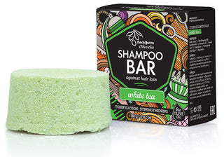 Shampoo Bar tegen Haaruitval (Witte Thee) - 80 gram Olive-elia