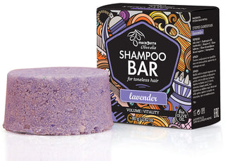 Shampoo Bar voor Futloos en/of Grijs Haar (Lavendel) - 80 gram Olive-elia
