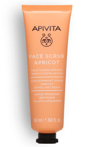 Face Scrub met Abrikozenpitolie Apivita