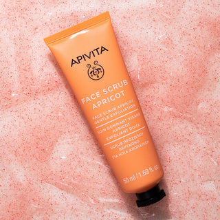 Face Scrub met Abrikozenpitolie Apivita