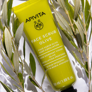 Face Scrub met Olijfolie Apivita