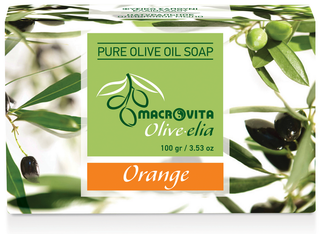 Pure Olijfoliezeep Sinaasappel Olive-elia