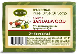 Pure Olijfoliezeep Sandelhout Kálliston