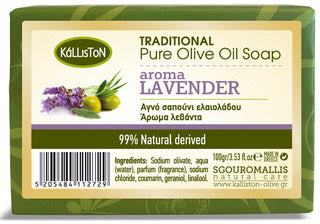 Pure Olijfoliezeep Lavendel Kálliston