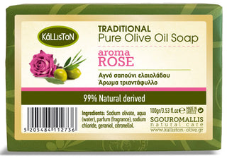 Pure Olijfoliezeep Rozen Kálliston
