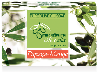 Pure Olijfoliezeep Papaya-Mango Olive-elia