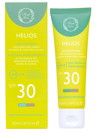 Helios Face Cream SPF30 Tinted (parfumvrij) Fresh Line