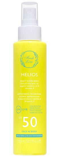 Helios Milky Face & Body Sunscreen SPF50 Fresh Line