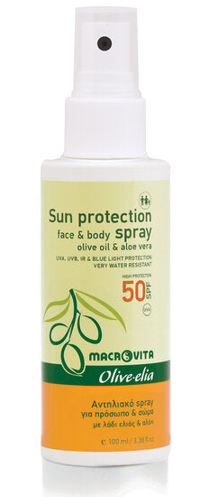 Zonnebrandspray SPF50 (100ml) Olive-elia