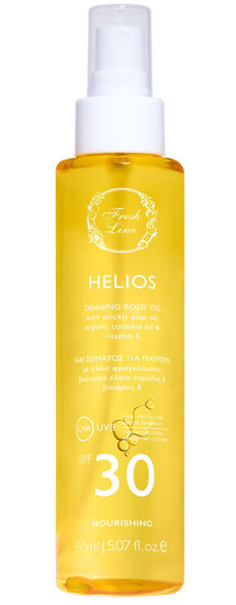 Helios Tanning Body Oil SPF30 Fresh Line