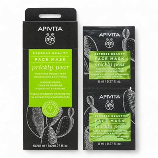 Face Mask Prickly Pear Moisturizing & Soothing (2 zakjes) Apivita