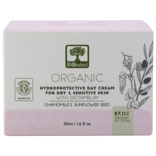 BIOselect Biologische Gezichtscrème voor de Droge en Gevoelige Huid (parfumvrij) BIOselect Organic