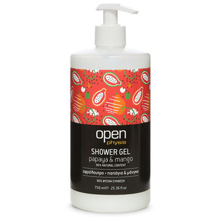 Open Badschuim / Douchegel Papaya & Mango (750ml) Open Cosmetics