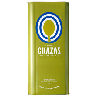 Biologische Olijfolie uit Kreta - 5 liter (Blik) Gkazas